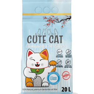 חול מתגבש לחתול עם פחם 20L