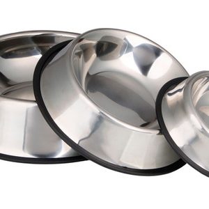 קערת מזון לכלב ולחתול נירוסטה