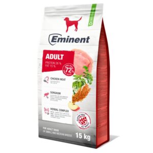 אמיננט עוף לכלב מדיום סמול 15 ק"ג EMINENT