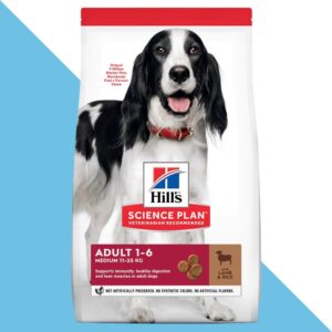 הילס כבש מזון לכלב בוגר מגזע בינוני כבש ואורז 14 ק"ג Hill's